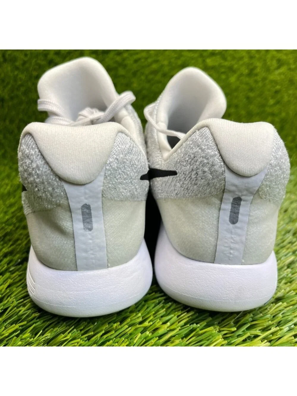 Nike Lunarepic Low Flyknit 2 Womens Size 6.5 Gray Running Walking Shoes Sneakers
